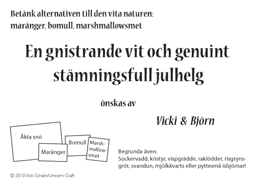 God Jul & Gott Nytt År från Vicki & Björn