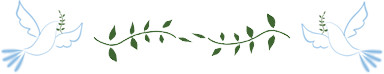tecknade duvor med olivkvistar